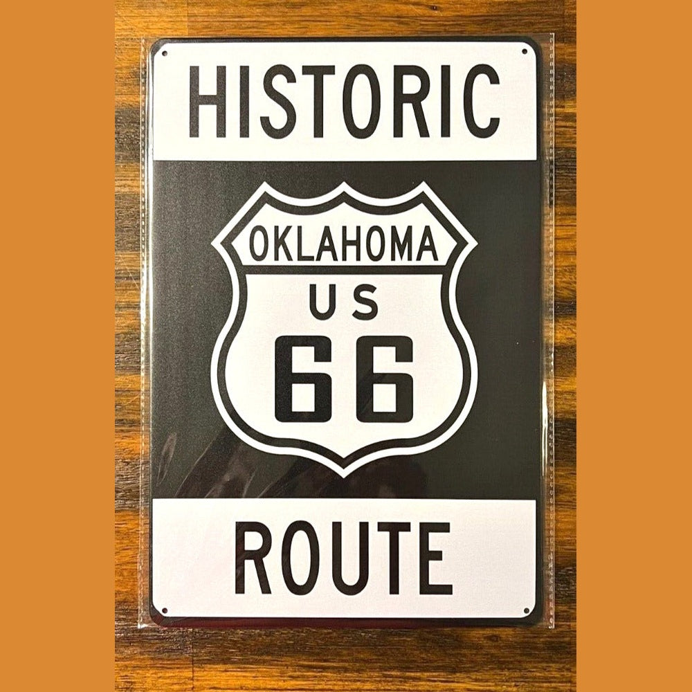 Route 66 Historic Route Novelty Metal Sign 12" x 8" NEW! Home & Garden:Home Décor:Plaques & Signs Style Your Walls